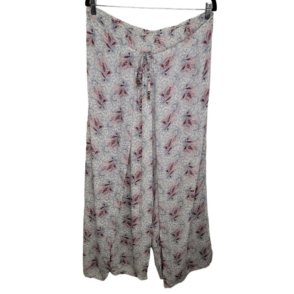 Ralph Lauren Denim & Supply floral wide leg boho pants size Large